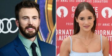 Chris Evans e da atriz Alba Baptista é confirmado