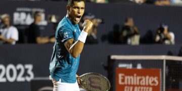 Tênis: Thiago Monteiro inicia Rio Open com vitória sobre Dominic Thiem Tênis: Thiago Monteiro inicia Rio Open com vitória sobre Dominic Thiem