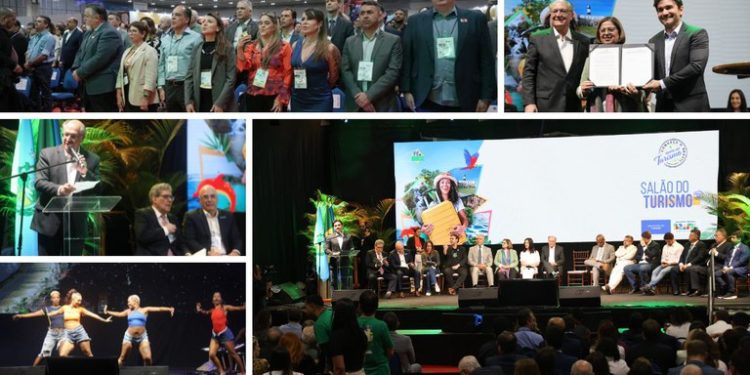 No Salão do Turismo, ministro Celso Sabino reforça a importância do evento para ampliar a visibilidade dos atrativos nacionais No Salão do Turismo, ministro Celso Sabino reforça a importância do evento para ampliar a visibilidade dos atrativos nacionais