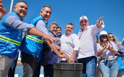 Segurança hídrica chega a Barro (CE) com entrega de revitalização da Barragem de Prazeres Segurança hídrica chega a Barro (CE) com entrega de revitalização da Barragem de Prazeres