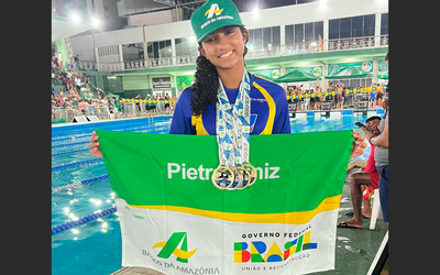 Banco da Amazônia impulsiona carreira da multicampeã Norte/Nordeste da natação brasileira Banco da Amazônia impulsiona carreira da multicampeã Norte/Nordeste da natação brasileira