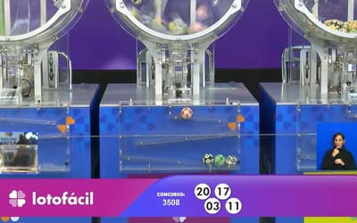 Lotofácil 3508: números e resultado do sorteio de hoje (09/10) Lotofácil 3508: números e resultado do sorteio de hoje (09/10)