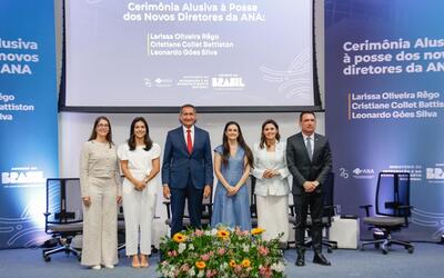 Novos diretores assumem na ANA e reforçam compromisso com gestão da água Novos diretores assumem na ANA e reforçam compromisso com gestão da água