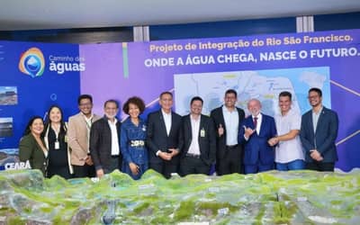 Lula inaugura maquete da Transposição do Rio São Francisco no Palácio do Planalto Lula inaugura maquete da Transposição do Rio São Francisco no Palácio do Planalto
