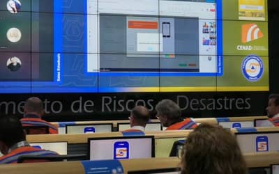 Operação do Defesa Civil Alerta completa um ano com 630 alertas enviados Operação do Defesa Civil Alerta completa um ano com 630 alertas enviados