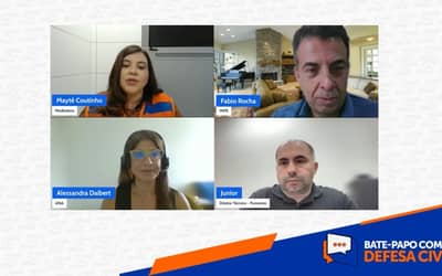 Bate-Papo com a Defesa Civil: informações climáticas antecipam riscos e protegem vidas Bate-Papo com a Defesa Civil: informações climáticas antecipam riscos e protegem vidas