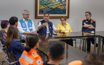 Em Juiz de Fora, Waldez Góes coloca equipe técnica e recursos à disposição de Minas Gerais Em Juiz de Fora, Waldez Góes coloca equipe técnica e recursos à disposição de Minas Gerais