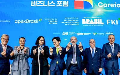 Fórum Empresarial Coreia–Brasil abre nova etapa na relação bilateral com foco em inovação, indústria e investimentos Fórum Empresarial Coreia–Brasil abre nova etapa na relação bilateral com foco em inovação, indústria e investimentos