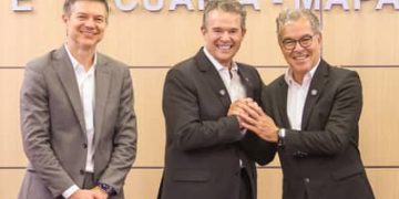 Novas gestões do Mapa e ApexBrasil reafirmam parceria entre instituições Novas gestões do Mapa e ApexBrasil reafirmam parceria entre instituições