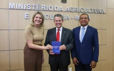 Novo ministro da Agricultura recebe presidente do IPA e OCB Novo ministro da Agricultura recebe presidente do IPA e OCB