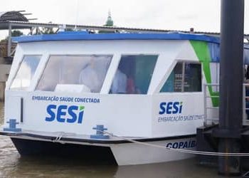 Embarcação do SESI leva atendimentos da atenção primária em saúde a trabalhadores do Pará