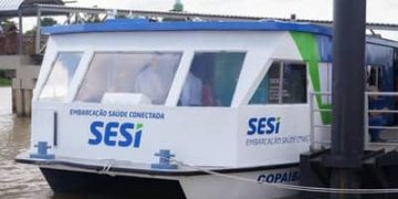 Embarcação do SESI leva atendimentos da atenção primária em saúde a trabalhadores do Pará