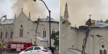 Incêndio atinge igreja centenária em Flores da Cunha (RS) e mobiliza comunidade pela recuperação