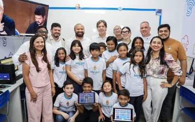 Ministério inaugura laboratório de informática em escola rural de Manaus (AM) Ministério inaugura laboratório de informática em escola rural de Manaus (AM)